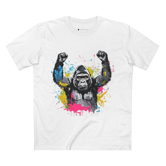 Gorilla Tee Bold Graffiti Pop-Art Animal T-shirt by Oliver & Eli