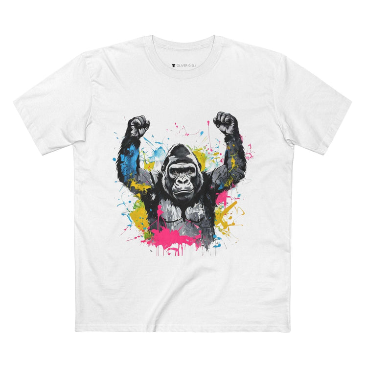 Gorilla Tee Bold Graffiti Pop-Art Animal T-shirt by Oliver & Eli