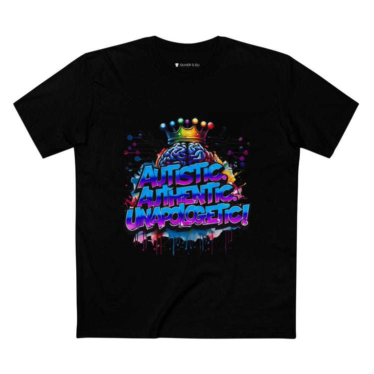Autistic. Authentic – Bold, Neurodivergent Pride T-shirt by Oliver & Eli