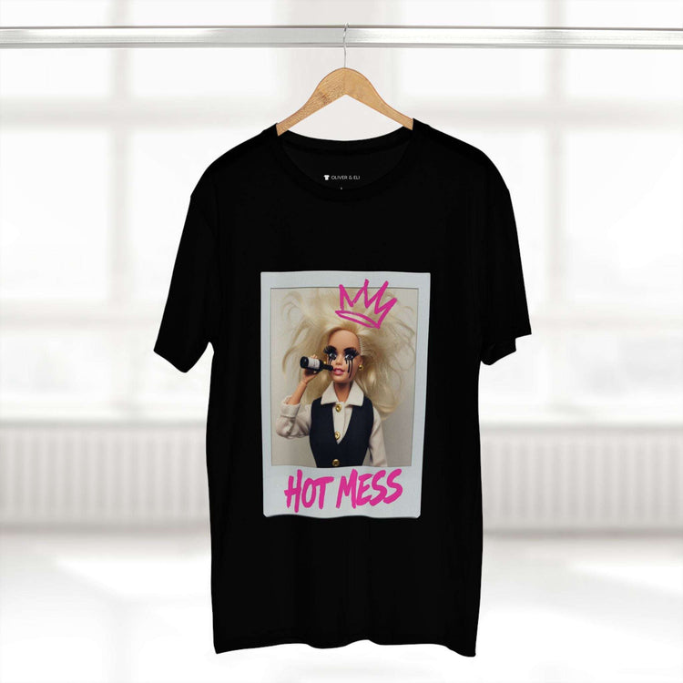 Hot Mess Tee - Fierce Bold Pop Art Attitude Doll T-shirt by Oliver & Eli