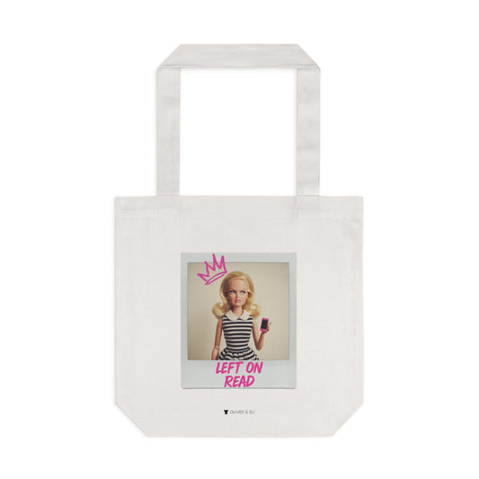 Left on Read Tote - Fierce Bold Pop Art Attitude Doll Tote Bag by Oliver & Eli