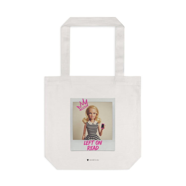 Left on Read Tote - Fierce Bold Pop Art Attitude Doll Tote Bag by Oliver & Eli