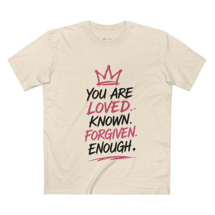 Christian faith graphic t-shirt with bold print