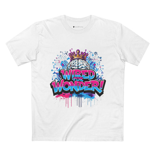 Wired for Wonder! Tee - Bold Art Neurodivergent T-Shirt by Oliver & Eli
