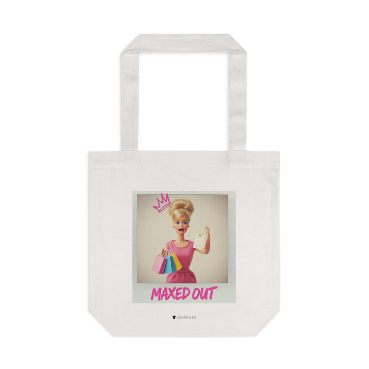 Maxed Out Tote - Fierce Bold Pop Art Attitude Doll Tote Bag by Oliver & Eli