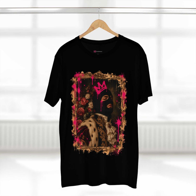The Masked King Graphic Tee | Bold Vintage Art T-Shirt