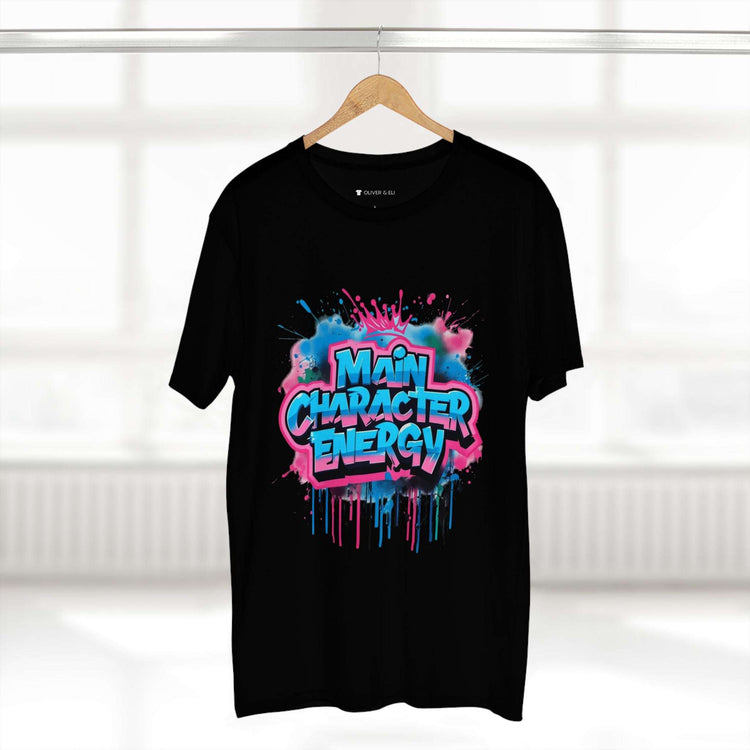 Main Character Tee - Bold Motivational Street Art T-Shirt by Oliver & Eli