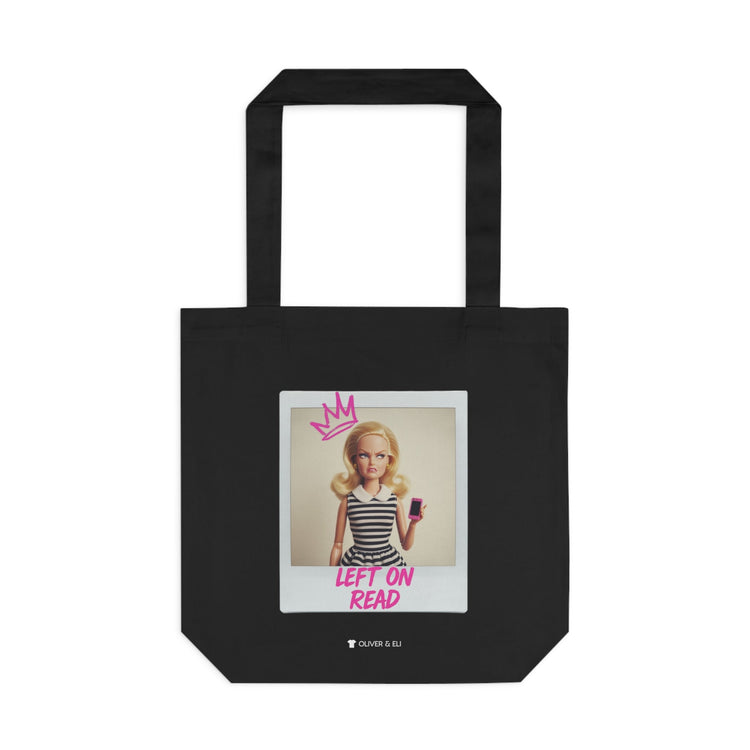 Left on Read Tote - Fierce Bold Pop Art Attitude Doll Tote Bag by Oliver & Eli