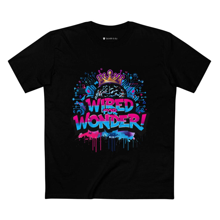 Wired for Wonder! Tee - Bold Art Neurodivergent T-Shirt by Oliver & Eli