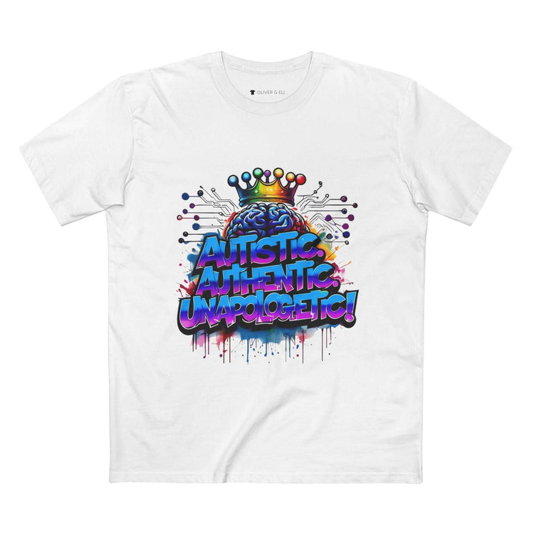 Autistic. Authentic – Bold, Neurodivergent Pride T-shirt by Oliver & Eli