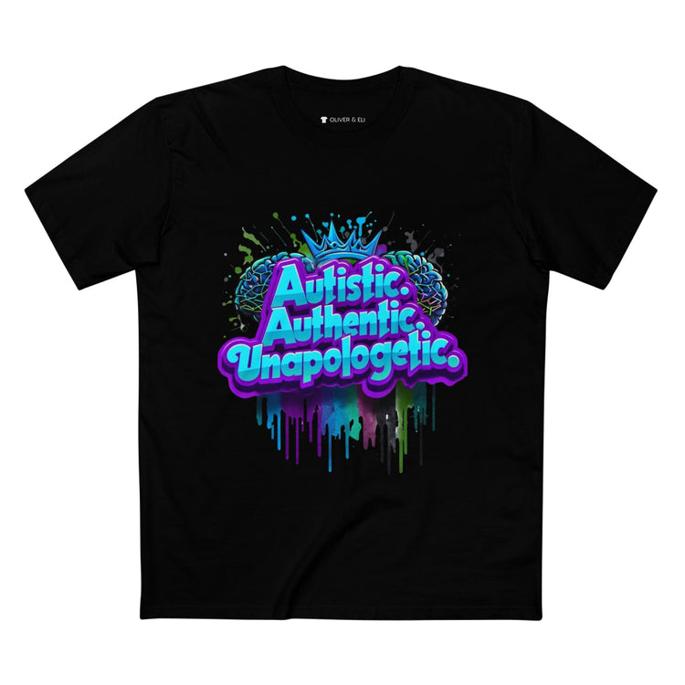 Autistic. Authentic – Bold, Neurodivergent Pride T-shirt by Oliver & Eli