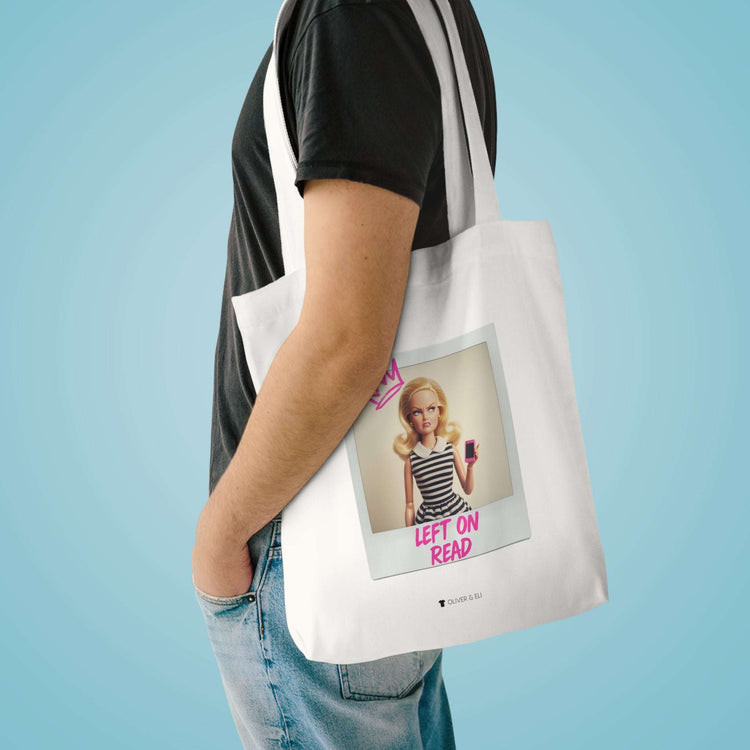 Left on Read Tote - Fierce Bold Pop Art Attitude Doll Tote Bag by Oliver & Eli