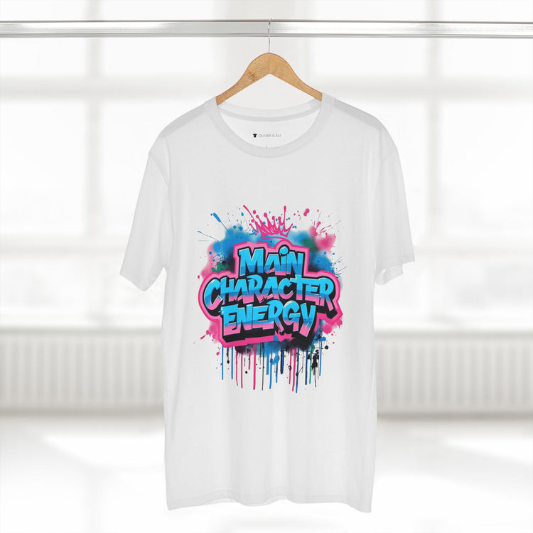 Main Character Tee - Bold Motivational Street Art T-Shirt by Oliver & Eli