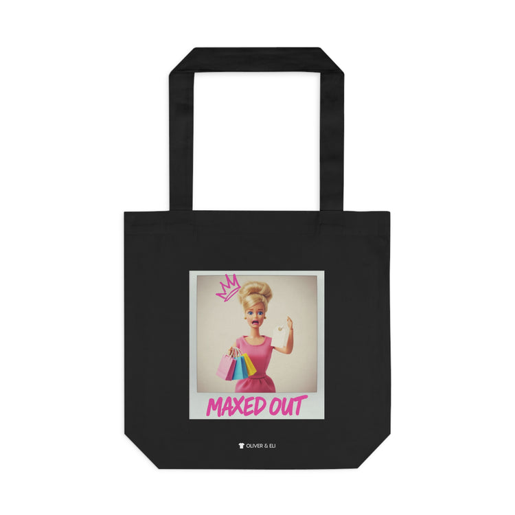 Maxed Out Tote - Fierce Bold Pop Art Attitude Doll Tote Bag by Oliver & Eli