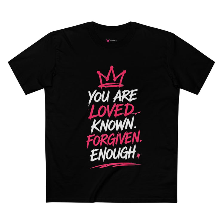 Christian faith graphic t-shirt with bold print