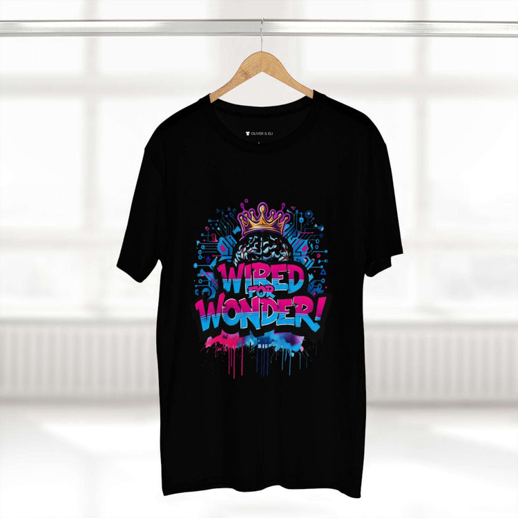 Wired for Wonder! Tee - Bold Art Neurodivergent T-Shirt by Oliver & Eli