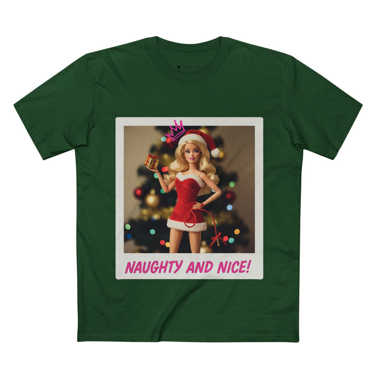 Oliver & Eli’s Sleigh Season collection — premium cotton Christmas t-shirt with graffiti print and festive design.