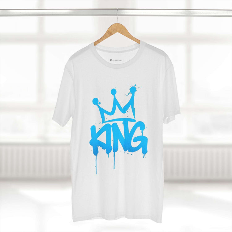 King Crown Tee Empowering Vintage Bold Street Art T-Shirt by Oliver & Eli