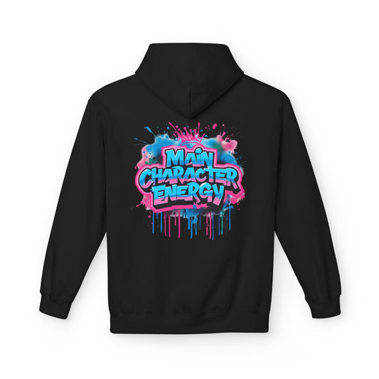 Main Character Hoodie Bold Motivational Art Hoodie by Oliver & Eli