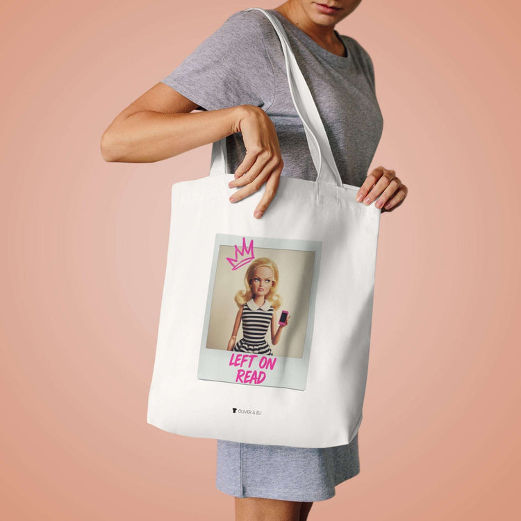 Left on Read Tote - Fierce Bold Pop Art Attitude Doll Tote Bag by Oliver & Eli