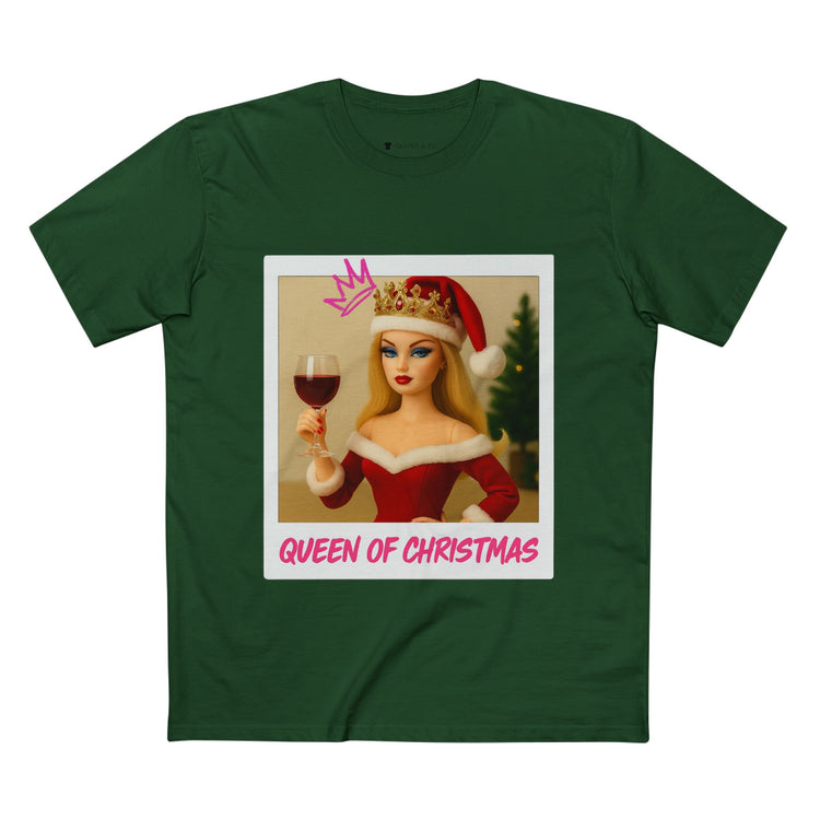 Oliver & Eli’s Sleigh Season collection — premium cotton Christmas t-shirt with graffiti print and festive design.