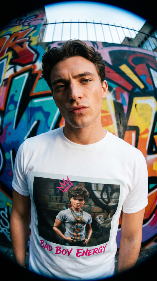 Bad Boy Energy Tee - Pink