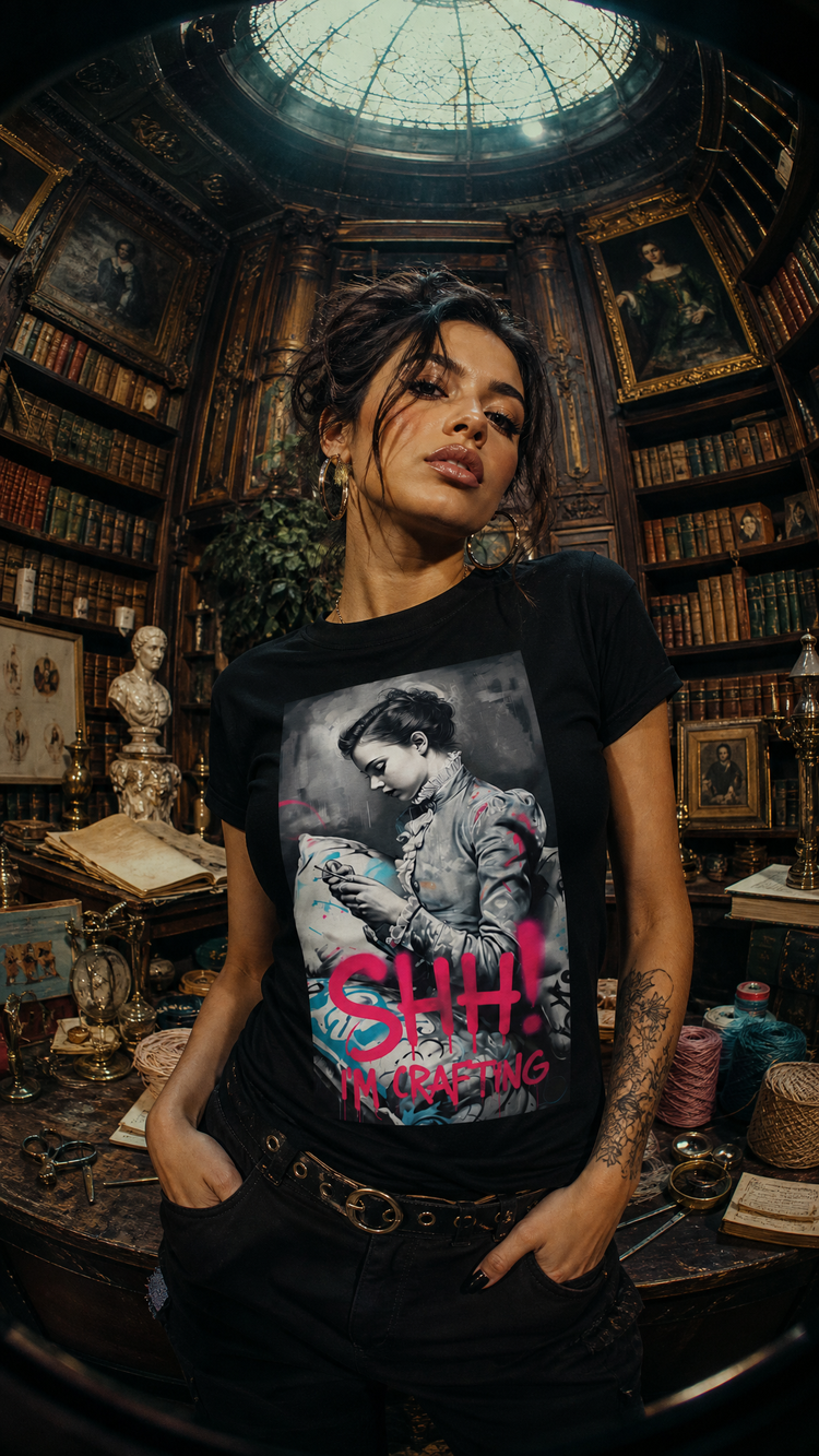 SHH! I'm Crafting Tee