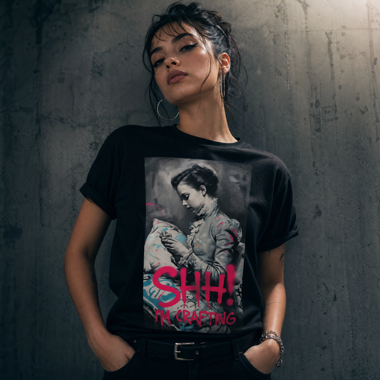 SHH! I'm Crafting Tee