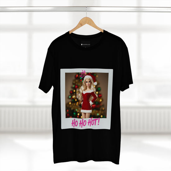 Oliver & Eli’s Sleigh Season collection — premium cotton Christmas t-shirt with graffiti print and festive design.