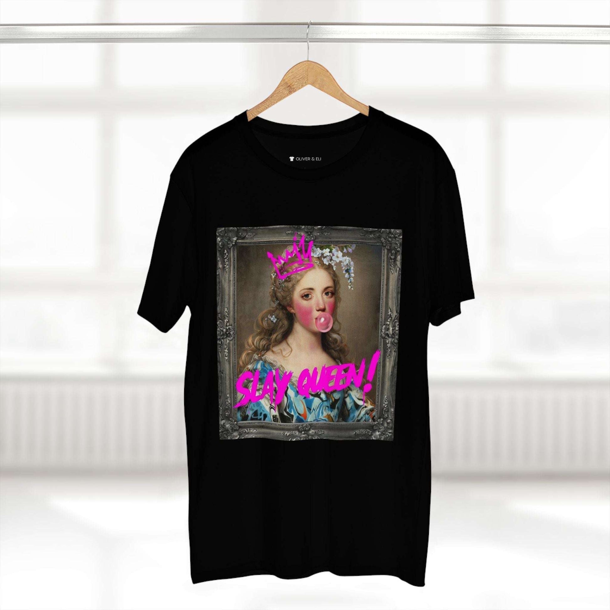 Slay Queen! Tee -  Empowering Vintage Bold Street Art T-Shirt by Oliver & Eli