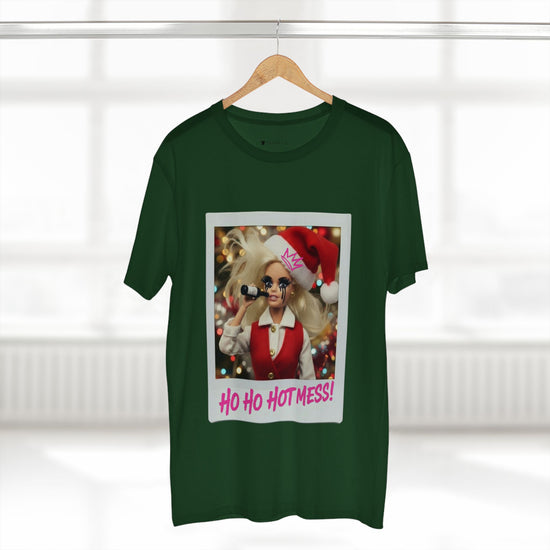Oliver & Eli’s Sleigh Season collection — premium cotton Christmas t-shirt with graffiti print and festive design.