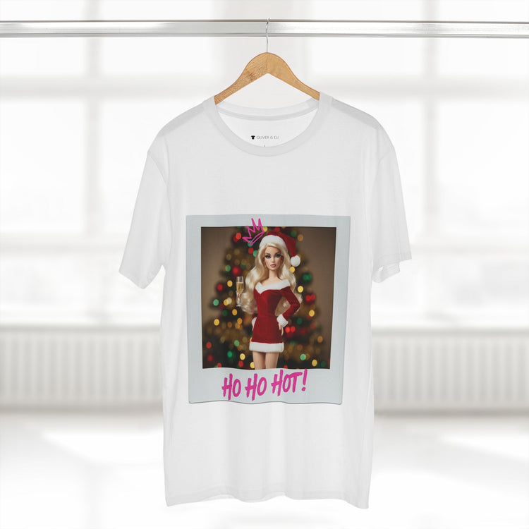 Oliver & Eli’s Sleigh Season collection — premium cotton Christmas t-shirt with graffiti print and festive design.