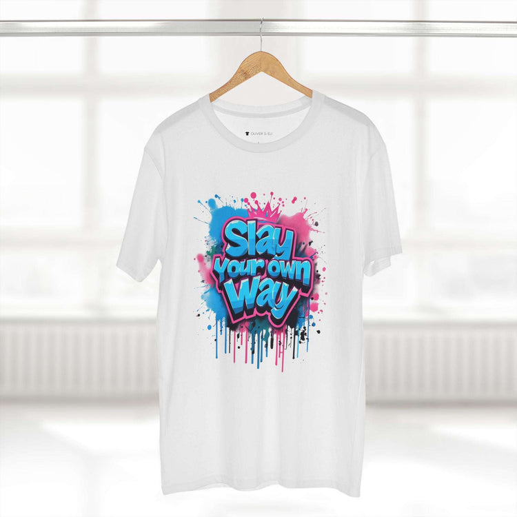 Slay Your Own Way Tee. Bold Motivational Street Art T-Shirt by Oliver & Eli