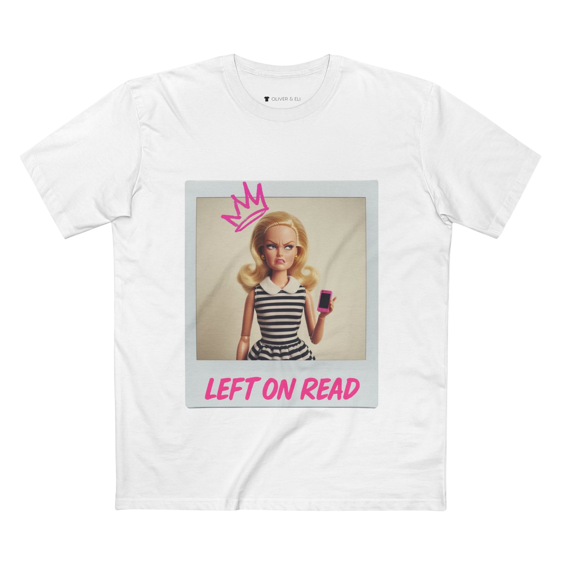 Left on Read Tee - Fierce Bold Pop Art Attitude Doll T-shirt by Oliver & Eli