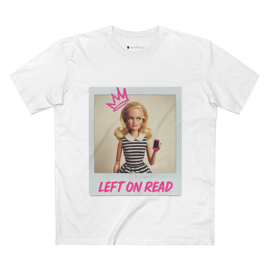 Left on Read Tee - Fierce Bold Pop Art Attitude Doll T-shirt by Oliver & Eli