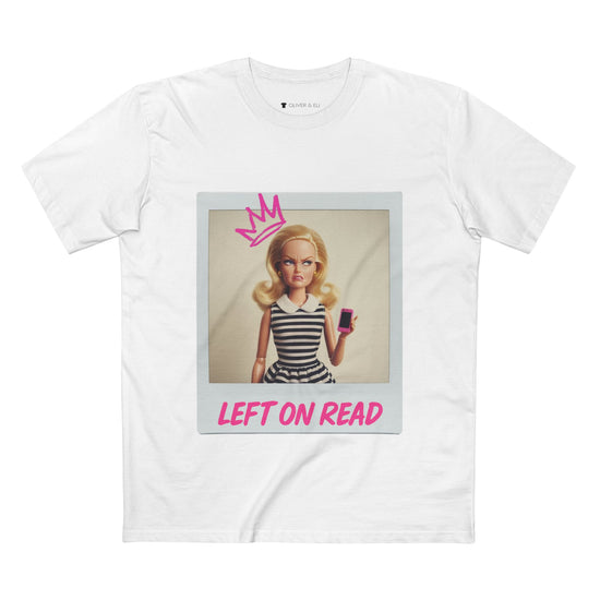 Left on Read Tee - Fierce Bold Pop Art Attitude Doll T-shirt by Oliver & Eli