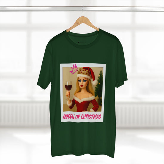 Oliver & Eli’s Sleigh Season collection — premium cotton Christmas t-shirt with graffiti print and festive design.