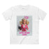 Coffee Before Chaos Tee – Pop Art Bold Attitude Doll T-shirt by Oliver & Eli