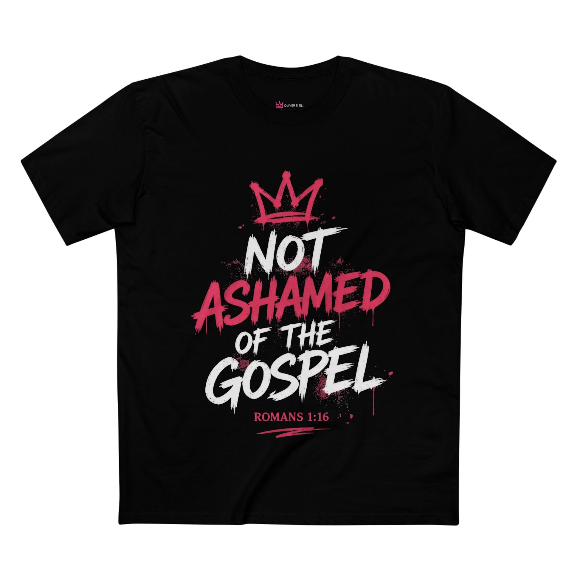 Christian faith graphic t-shirt with bold print