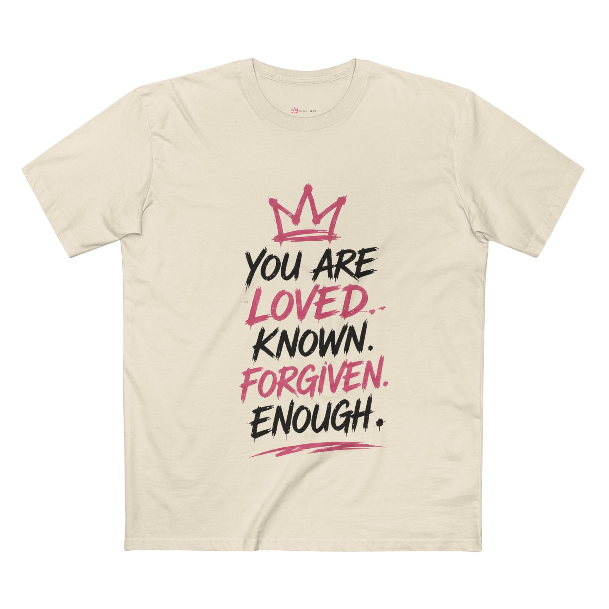 Christian faith graphic t-shirt with bold print