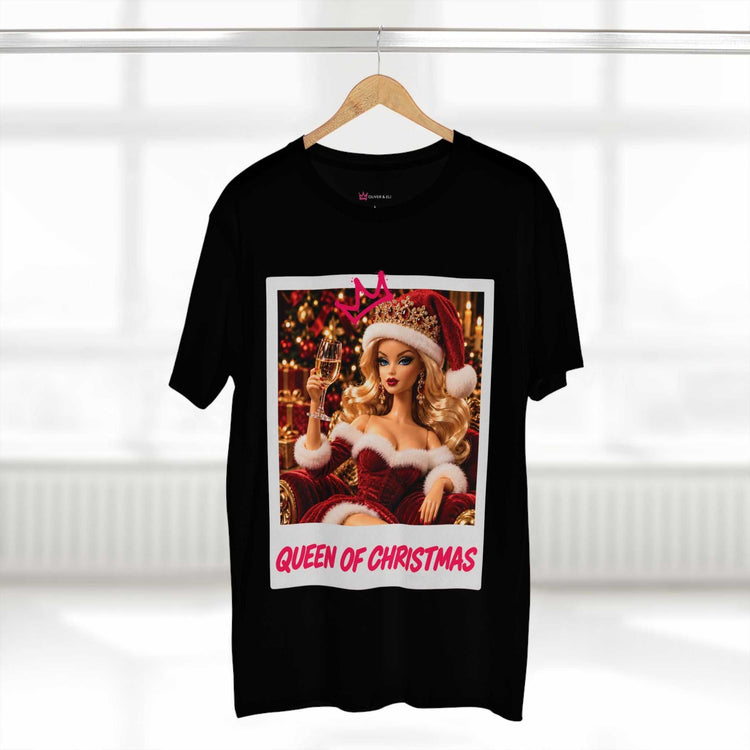 Queen of Christmas Graphic Tee |  Festive Statement T-Shirt