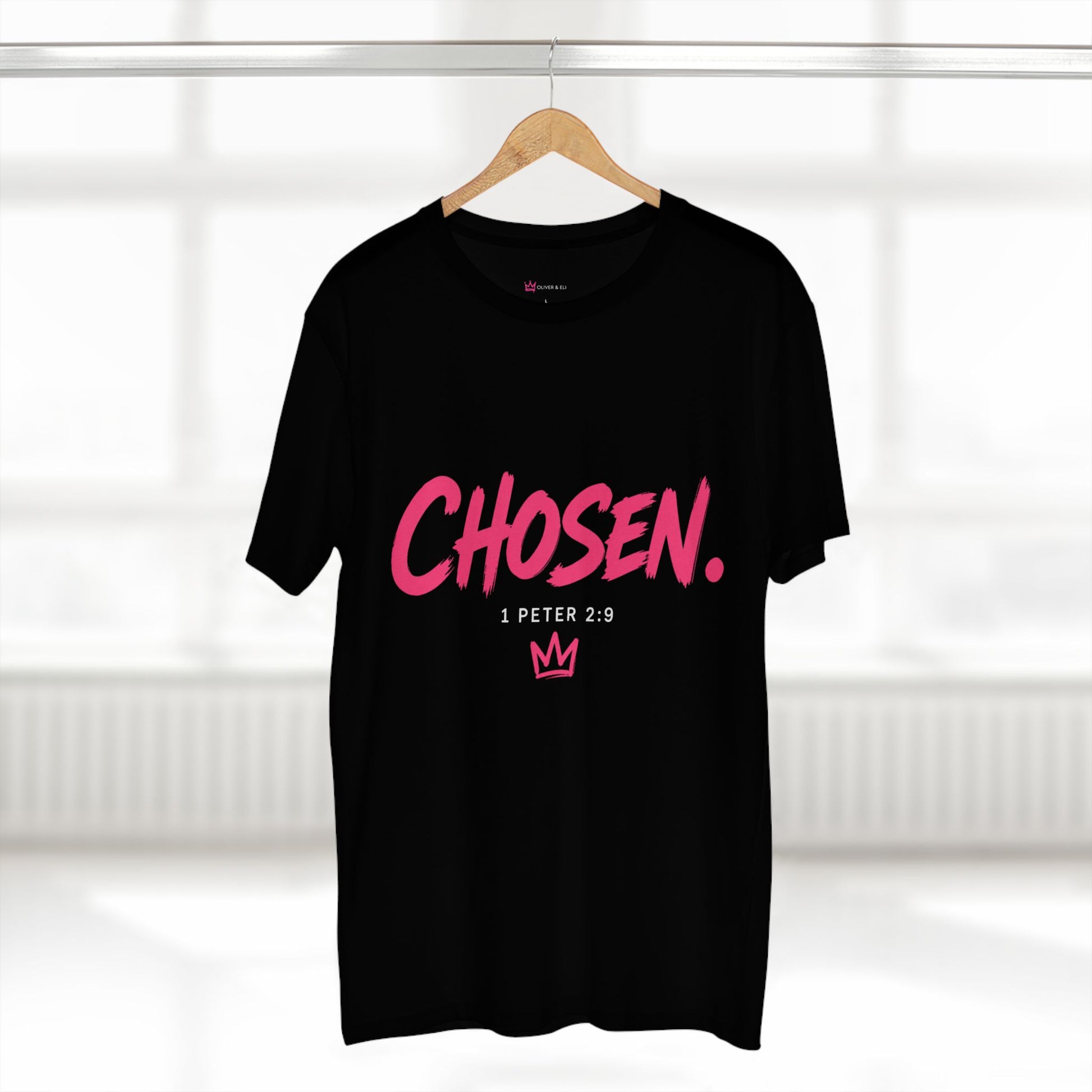 Christian faith graphic t-shirt with bold print