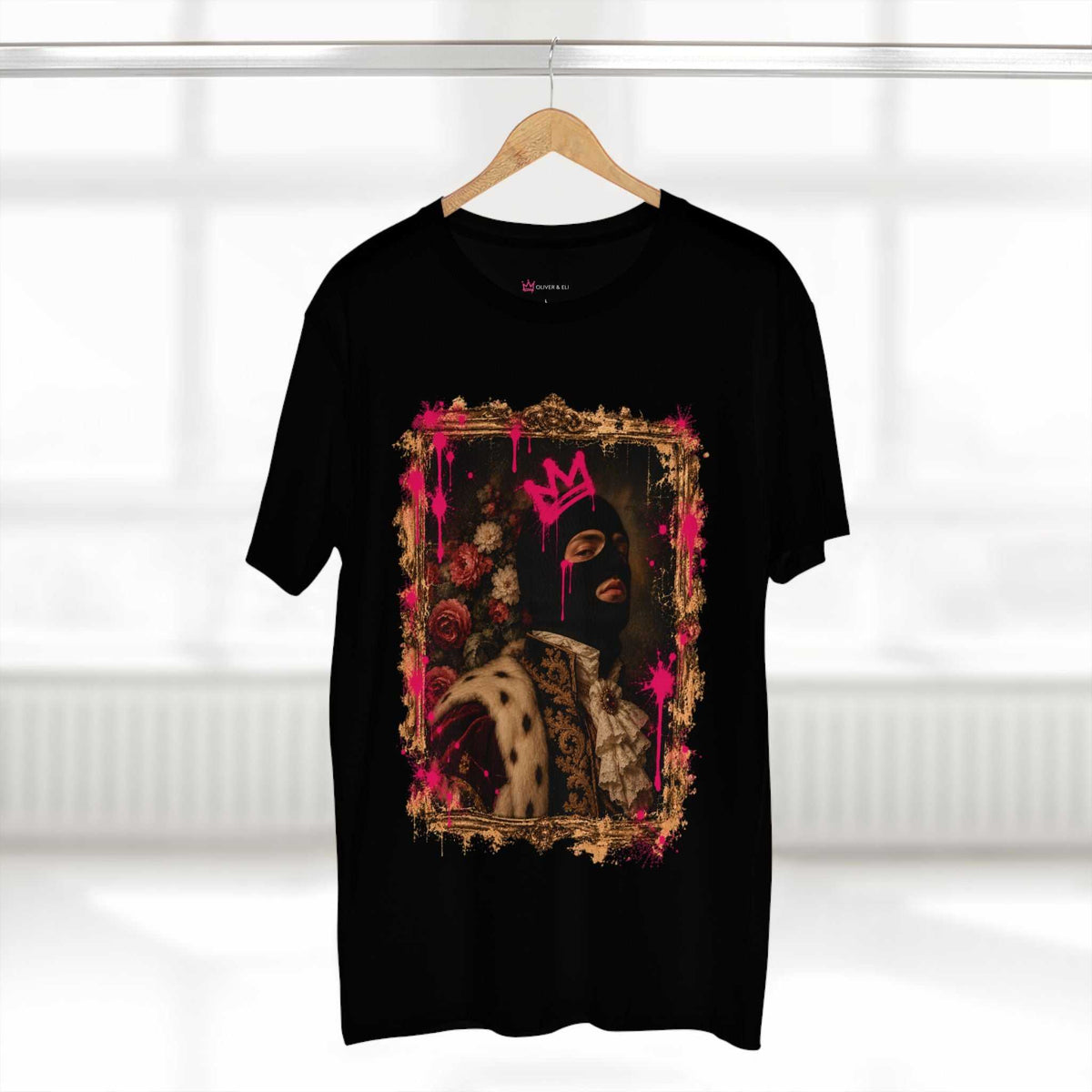 The Masked King Graphic Tee |  Bold Vintage Art T-Shirt