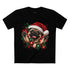 Christmas Dog Graphic Tee |  Festive Dog Lovers Art T-Shirt
