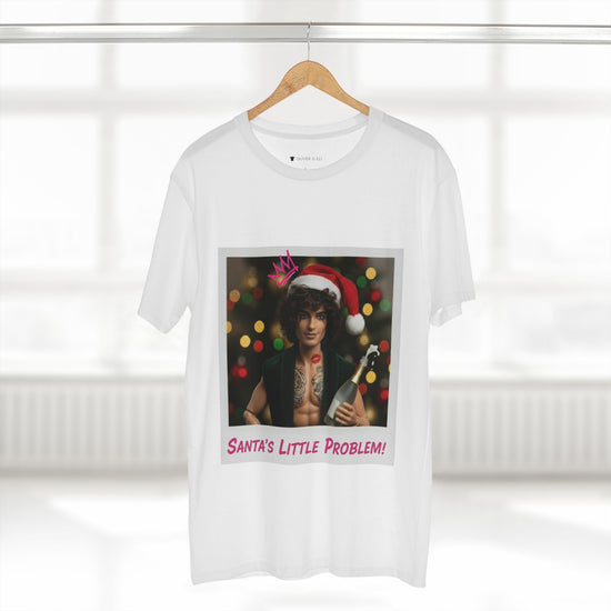 Oliver & Eli’s Sleigh Season collection — premium cotton Christmas t-shirt with graffiti print and festive design.