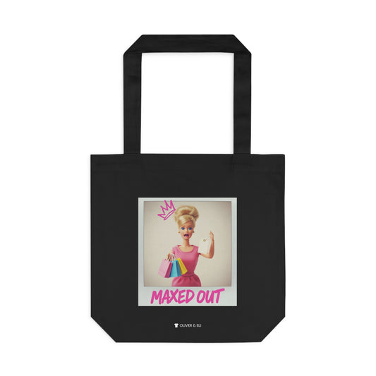 Maxed Out Tote - Fierce Bold Pop Art Attitude Doll Tote Bag by Oliver & Eli