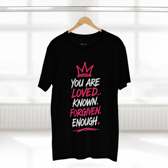 Christian faith graphic t-shirt with bold print
