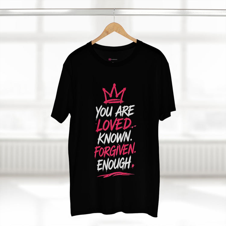Christian faith graphic t-shirt with bold print