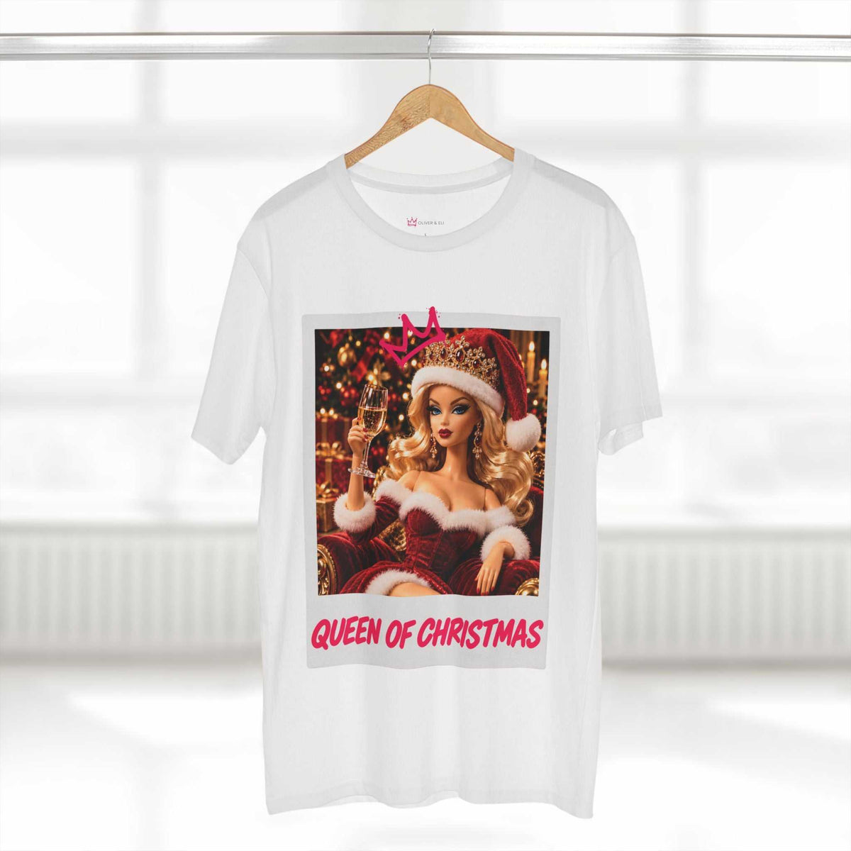 Queen of Christmas Graphic Tee |  Festive Statement T-Shirt