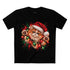 Christmas Cat Graphic Tee |  Festive Cat Lovers Art T-Shirt